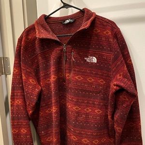 Maroon North Face Pullover Mens XL